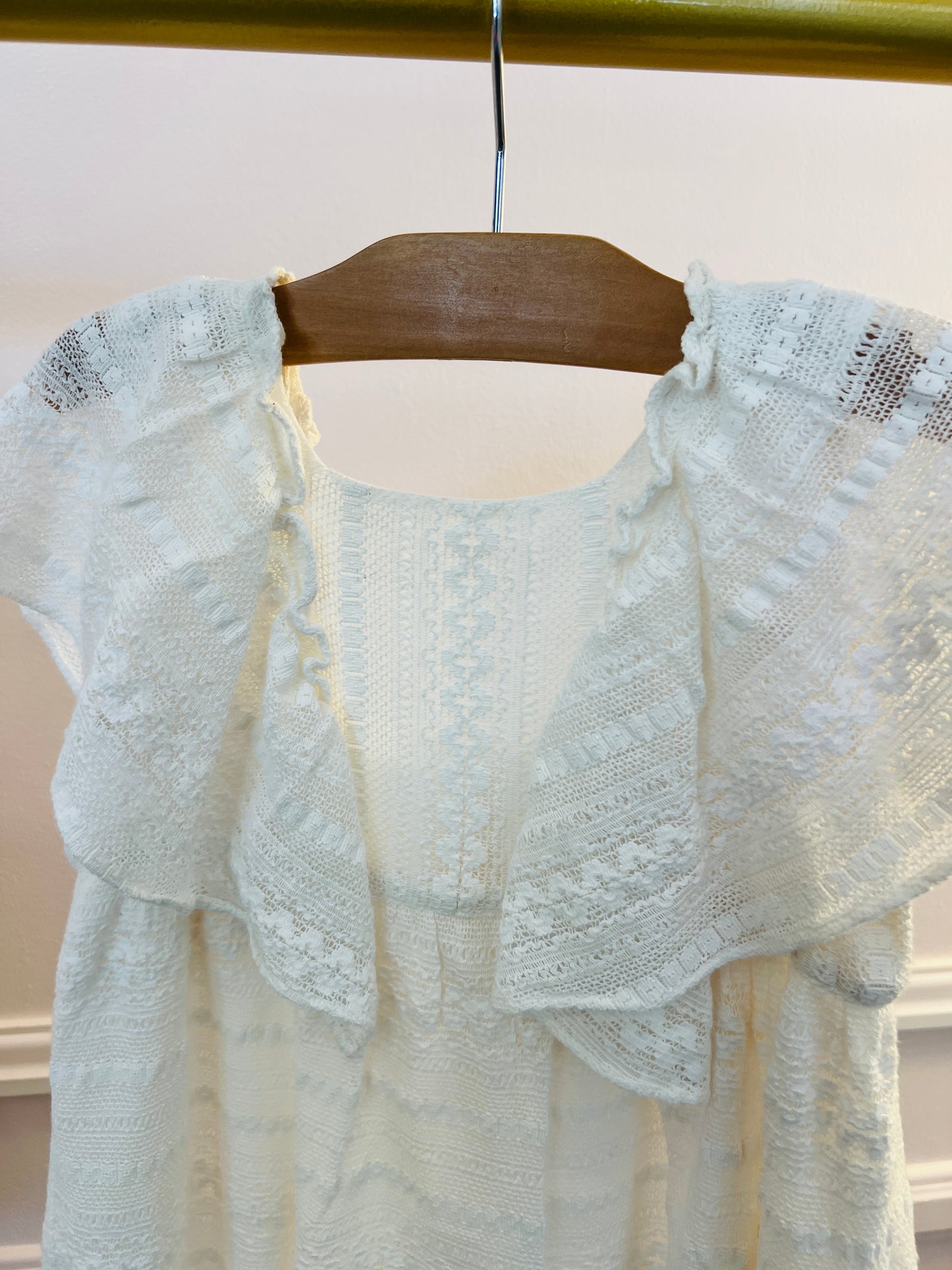 Tartine Et Chocolat Lace Ceremonie Dress Creme