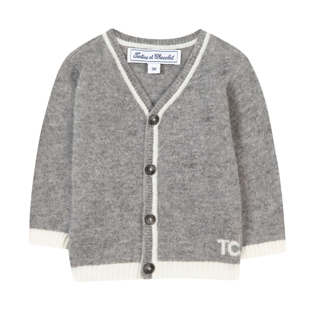 Tartine Et Chocolat Cashmere Gris Chine