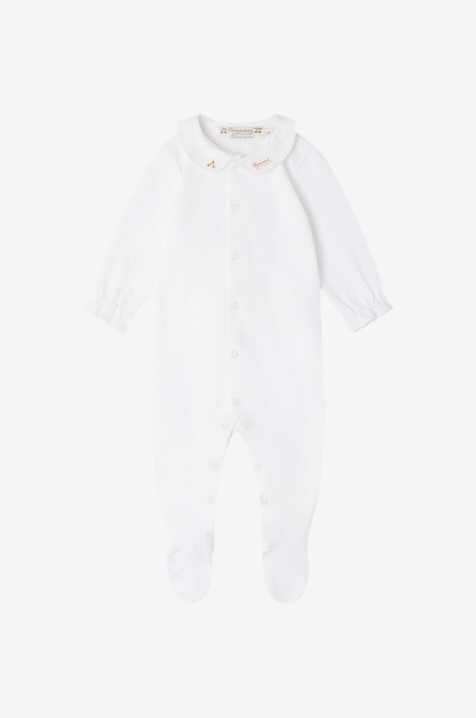 Bonpoint Girls Pajamas Tintina Apricot