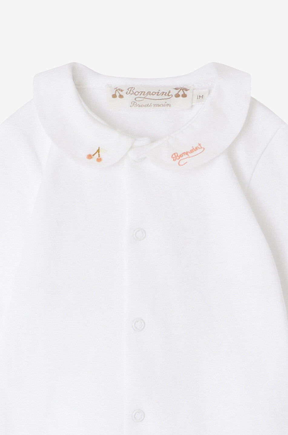 Bonpoint Girls Pajamas Tintina Apricot