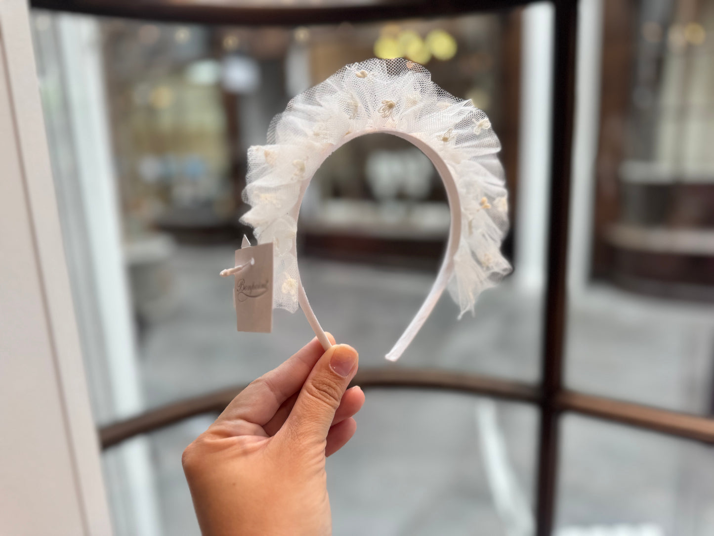 Bonpoint Hair Accessory Headband Bylthe Off White TU