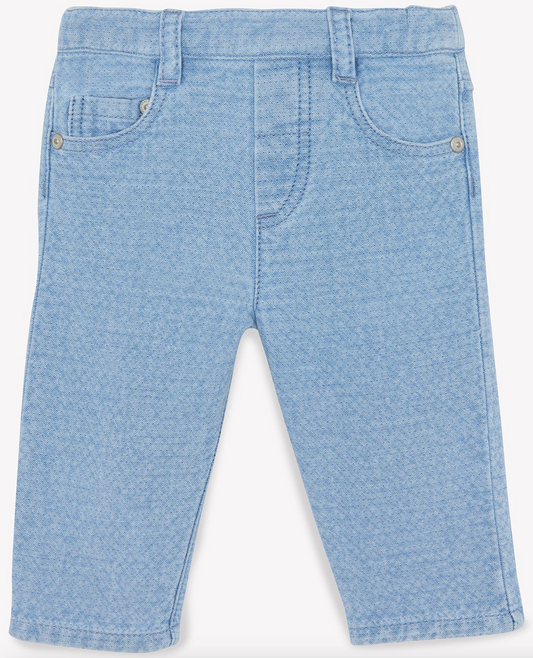Tartine Et Chocolat Indigo Denim Topstitching Jeans