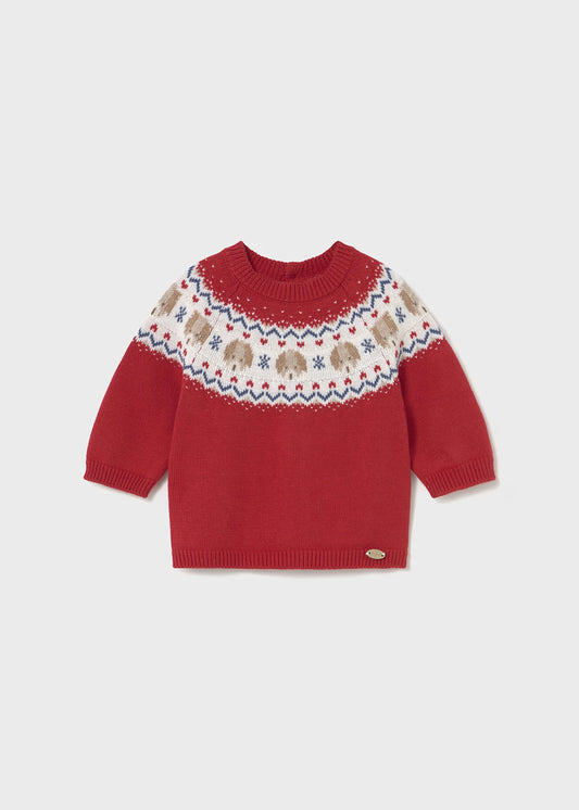 Mayoral Newborn Fair Isle Sweater