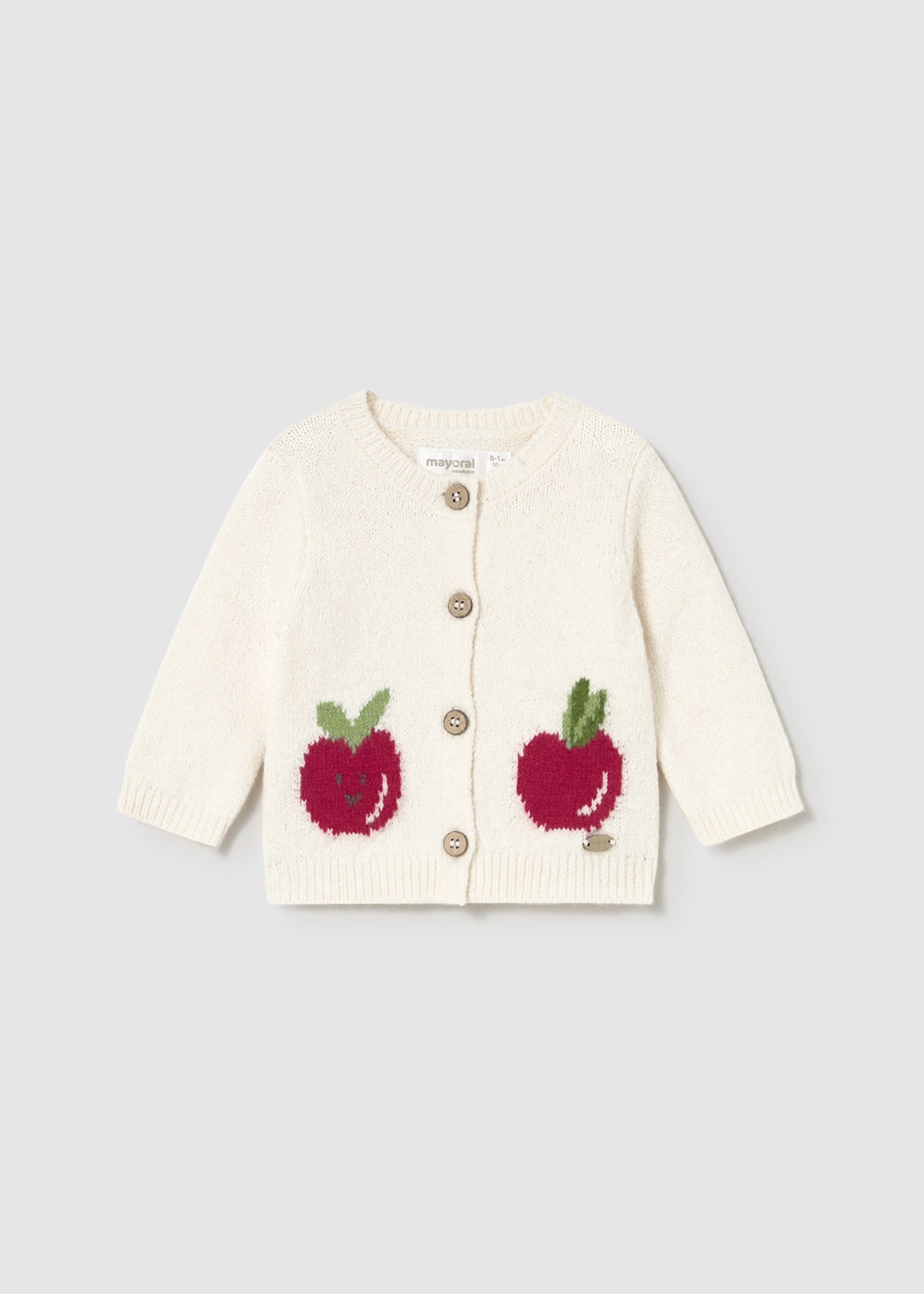 Mayoral Newborn Apple Cardigan